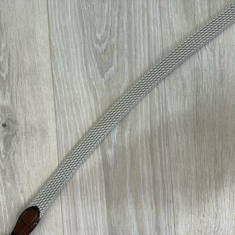 Brighton Elastic Cord With Croco Leather Belt